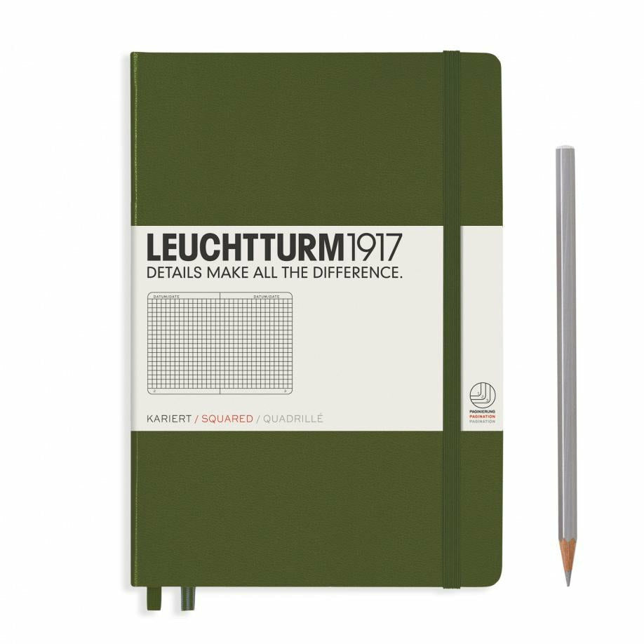 Notizbuch Medium (A5), Hardcover, 251 nummerierte Seiten