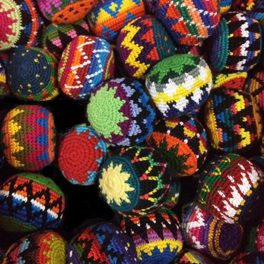 Jonglierball gehäkelt - ca. Ø 55mm, ca. 40-80g