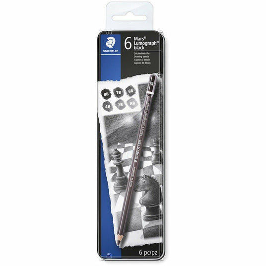 Bleistift Lumo. black 6ST 100% PEFC