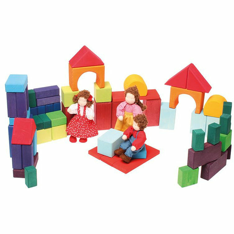 Grimm's | 60 bunte Geo Klötze