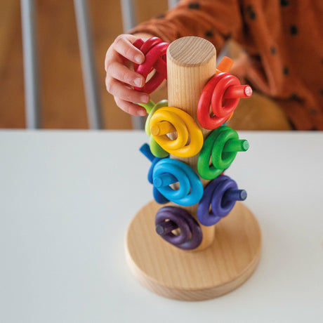 Grimm's | Sortierhilfe Bauringe Regenbogen