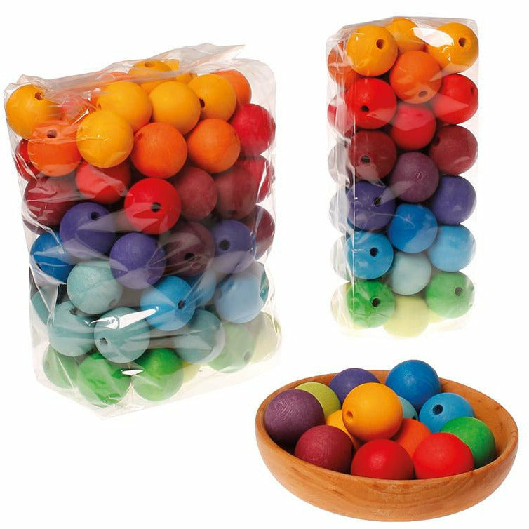 Grimm's | 36 Große Holzperlen