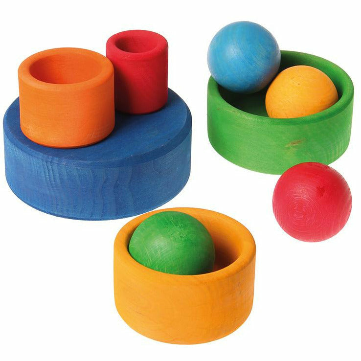 Grimm's | Blaues Schälchenset