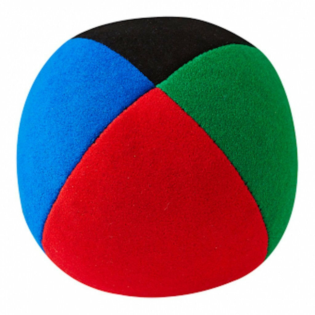 Beanbag Velour Ø 58mm | schw/rot/blau/grün | 85gr. Ø58,00mm