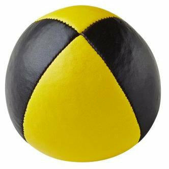 Beanbag Glattleder Ø 67mm | 125gr | schwarz/gelb