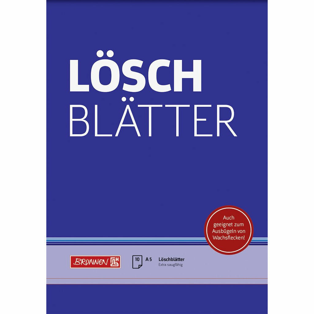 Löschblattblock A5 10Bl
