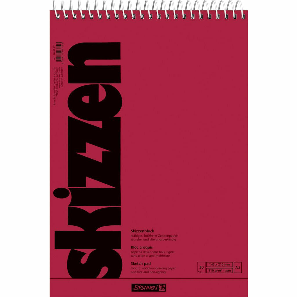 Skizzenblock A5 110g 30Bl Spirale
