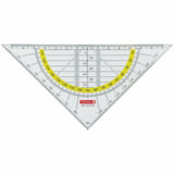 Geometrie-Dreieck 16cm klar
