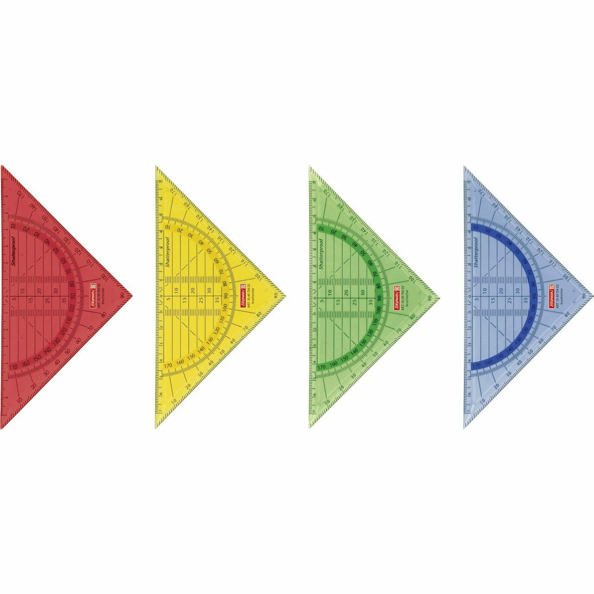 Geometrie-Dreieck 16cm bruchs frbg