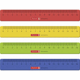 Lineal 16cm sort