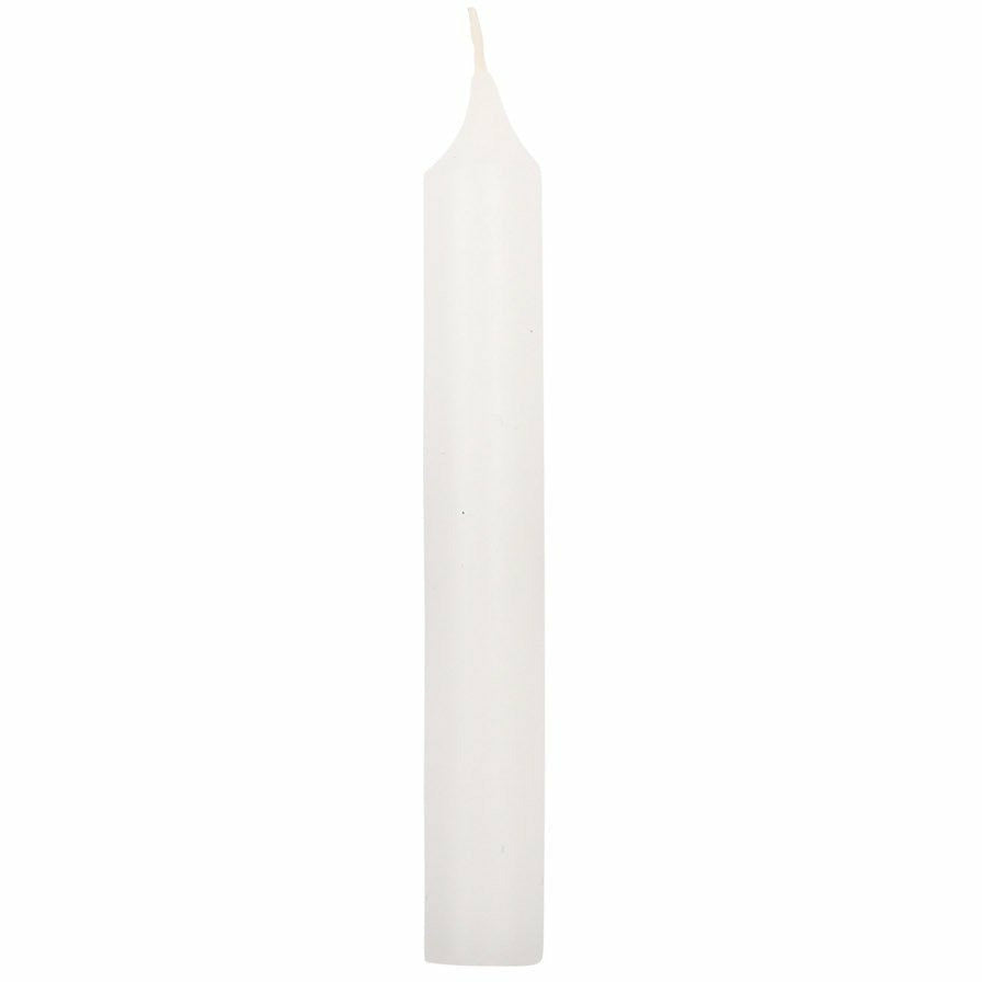 Ahrens | Kerze einfarbig weiß