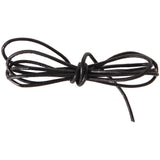 Lederband Ziegenleder | schwarz | 100 cm