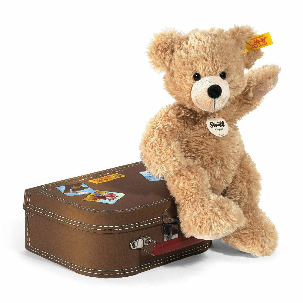 Steiff® | Fynn Teddybär im Koffer | 28 cm