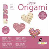 Funny Origami | Herzen | 20 Blätter | 20 cm x 20 cm