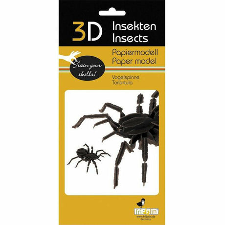 3D-Modell | Vogelspinne | Spezialkarton | gelasert