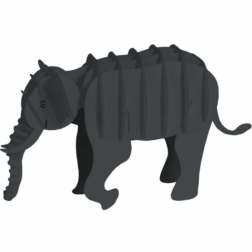 3D-Modell | Elefant | Spezialkarton | gelasert