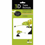 3D-Modell | Chamäleon | Spezialkarton | gelasert