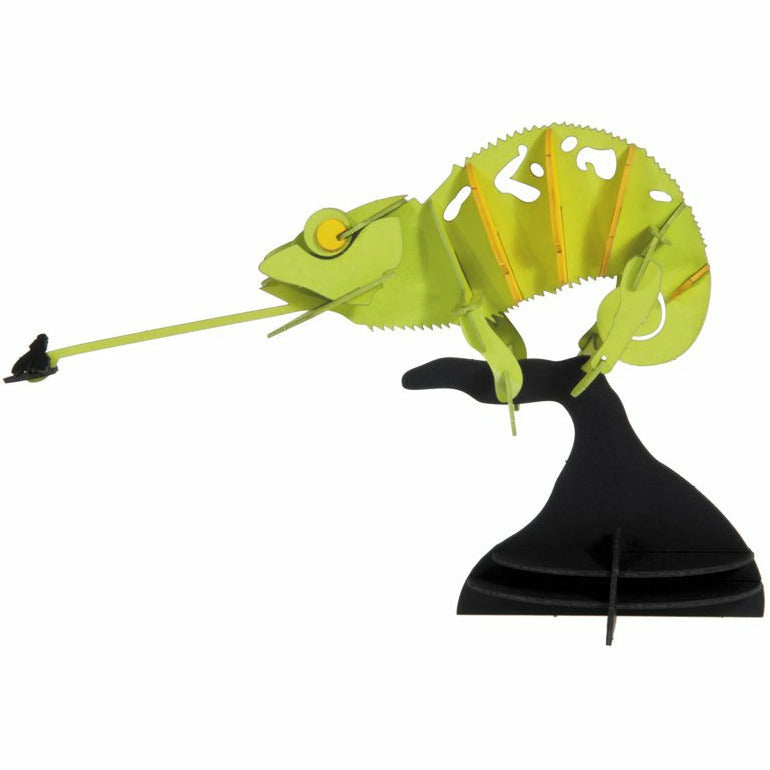3D-Modell | Chamäleon | Spezialkarton | gelasert