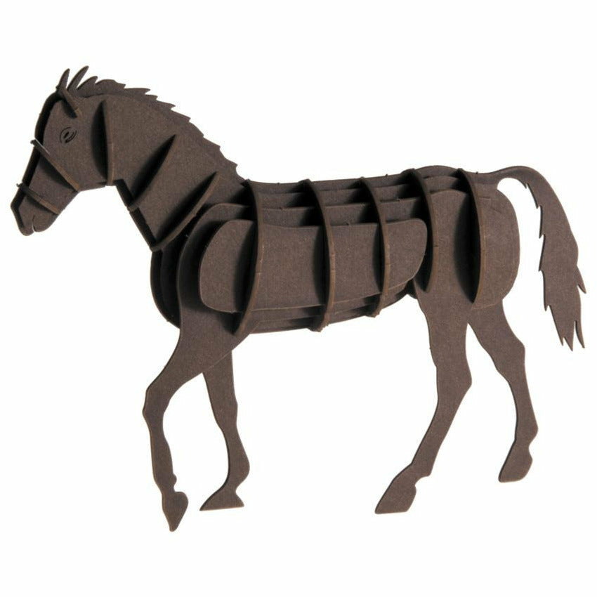 3D-Modell | Pferd | Spezialkarton | gelasert