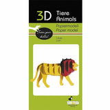 3D-Modell | Löwe | Spezialkarton | gelasert