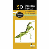 3D-Modell | Gottesanbeterin | Spezialkarton | gelasert