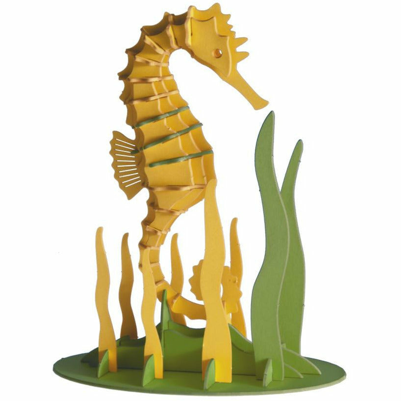 3D-Modell | Seepferdchen | Spezialkarton | gelasert