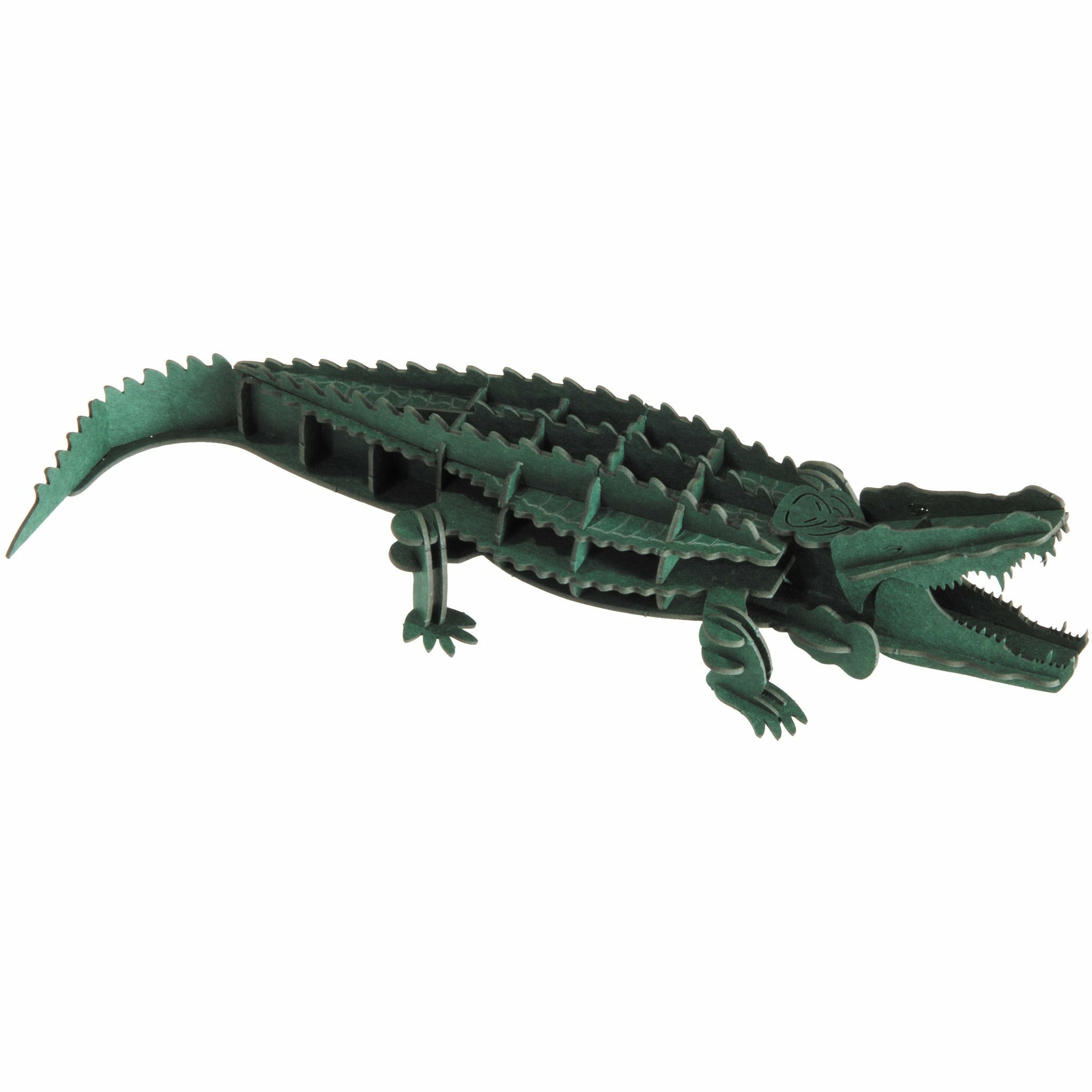 3D-Modell | Krokodil | Spezialkarton | gelasert