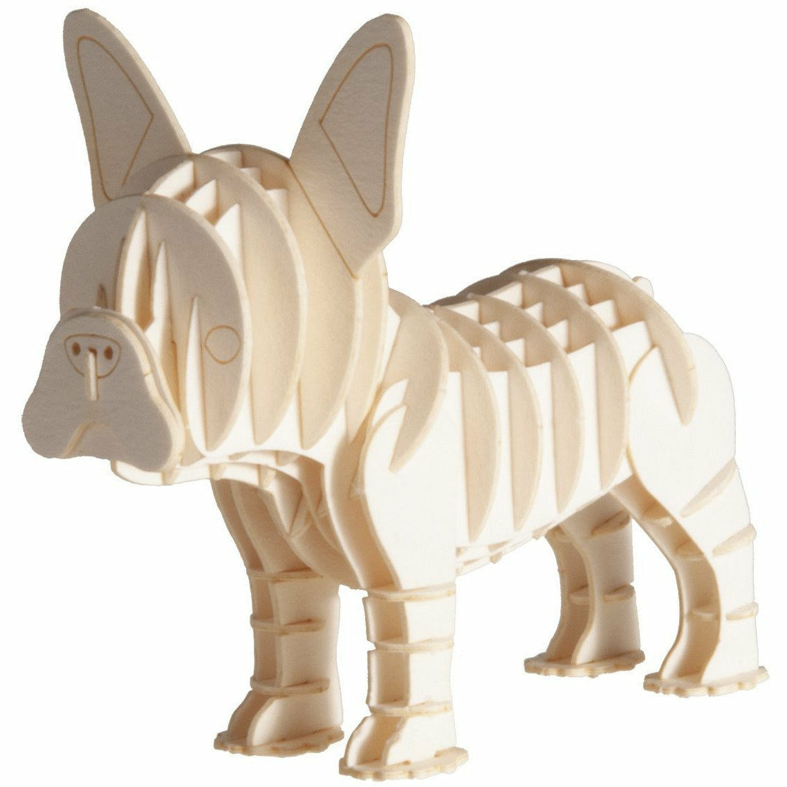 3D-Modell | Bulldogge | Spezialkarton | gelasert