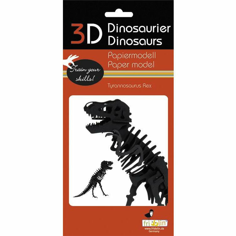 3D-Modell | Tyrannosaurus Rex | Spezialkarton | gelasert