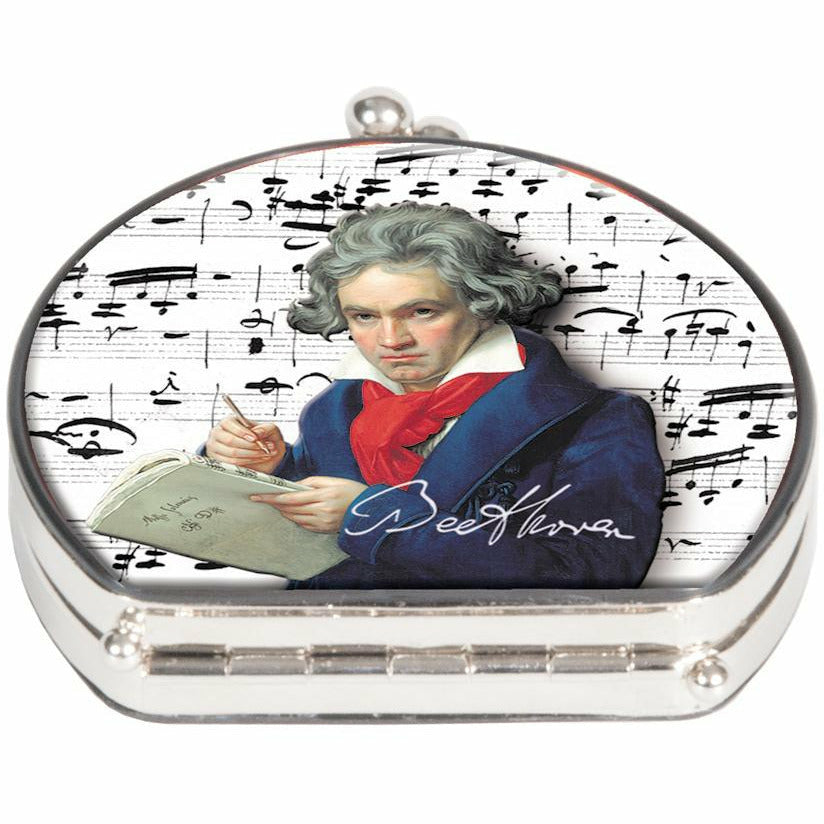 Taschenspiegel mit Textilbezug | Beethoven