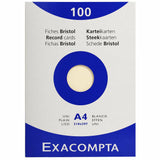 Karteikarten A4 blanco el 100St