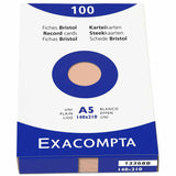 Karteikarten A5 blanco orange 100St