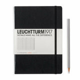 Adressbuch Medium (A5), Hardcover, Schwarz