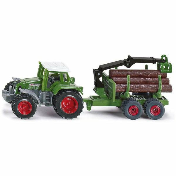 SIKU | Traktor mit Forstanhänger