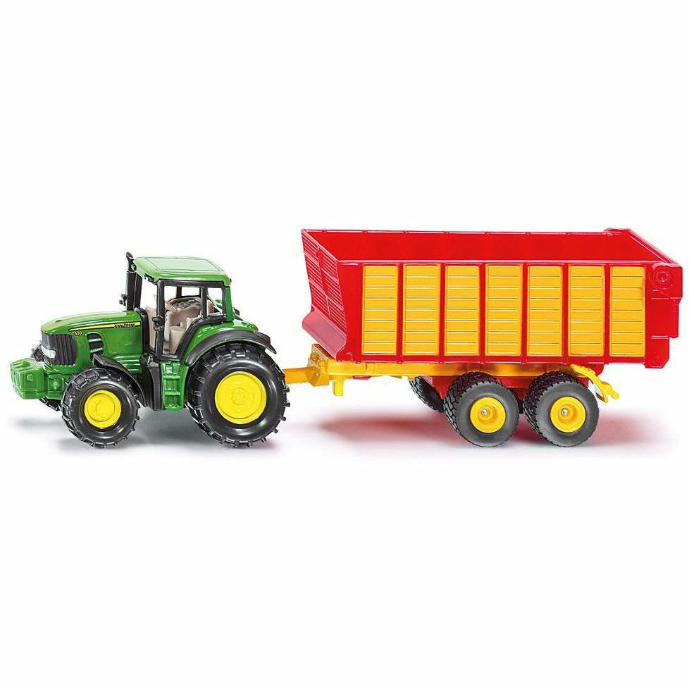 SIKU | John Deere mit Silagewagen