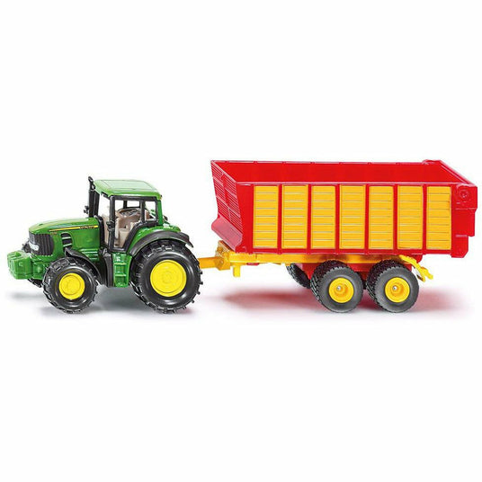 SIKU | John Deere mit Silagewagen
