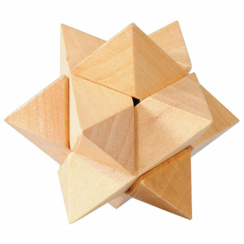IQ-Test | Stern | Holzpuzzle