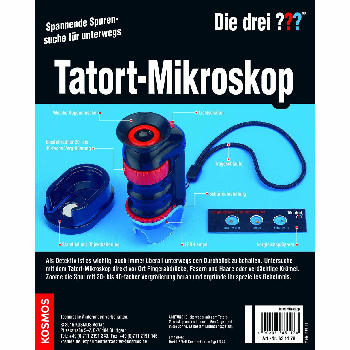 Die drei ??? Tatort-Mikroskop