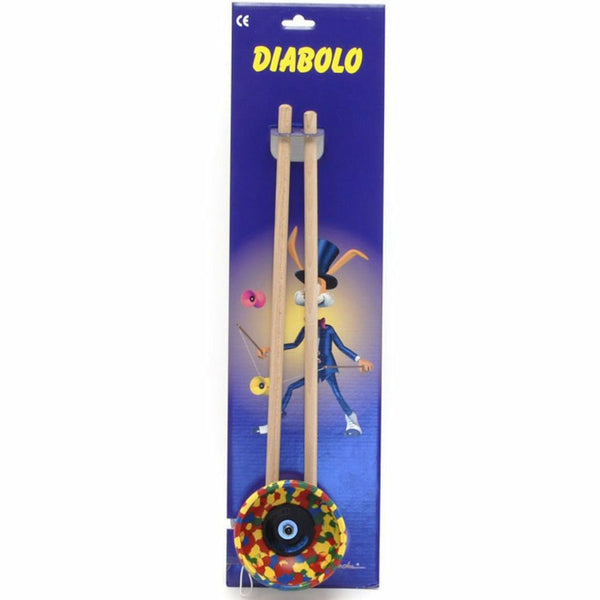 Diabolo Harlekin Medium-Set (Karton) | rot/gelb/blau/grün