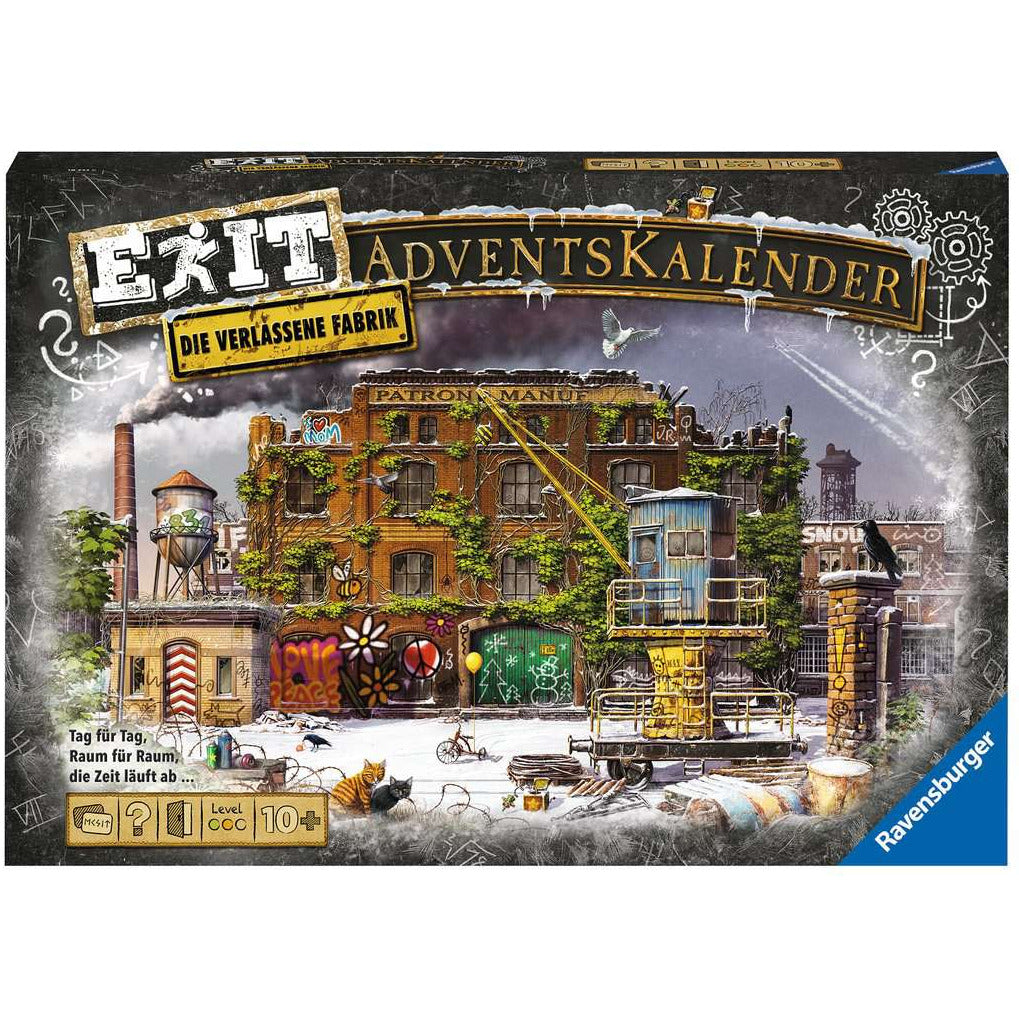 Ravensburger | Exit Adventskalender "Die verlassene Fabrik"