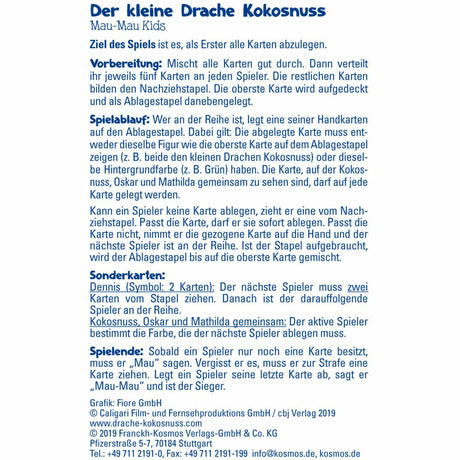 Der kleine Drache Kokosnuss - Mau-Mau
