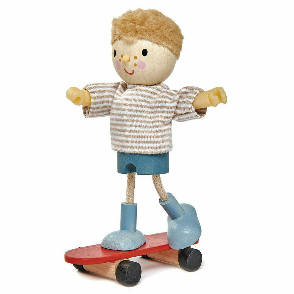 Edward & Skateboard für Puppenhaus