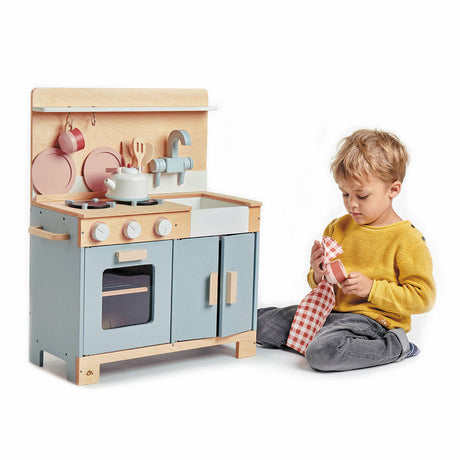 Kinderküche grau