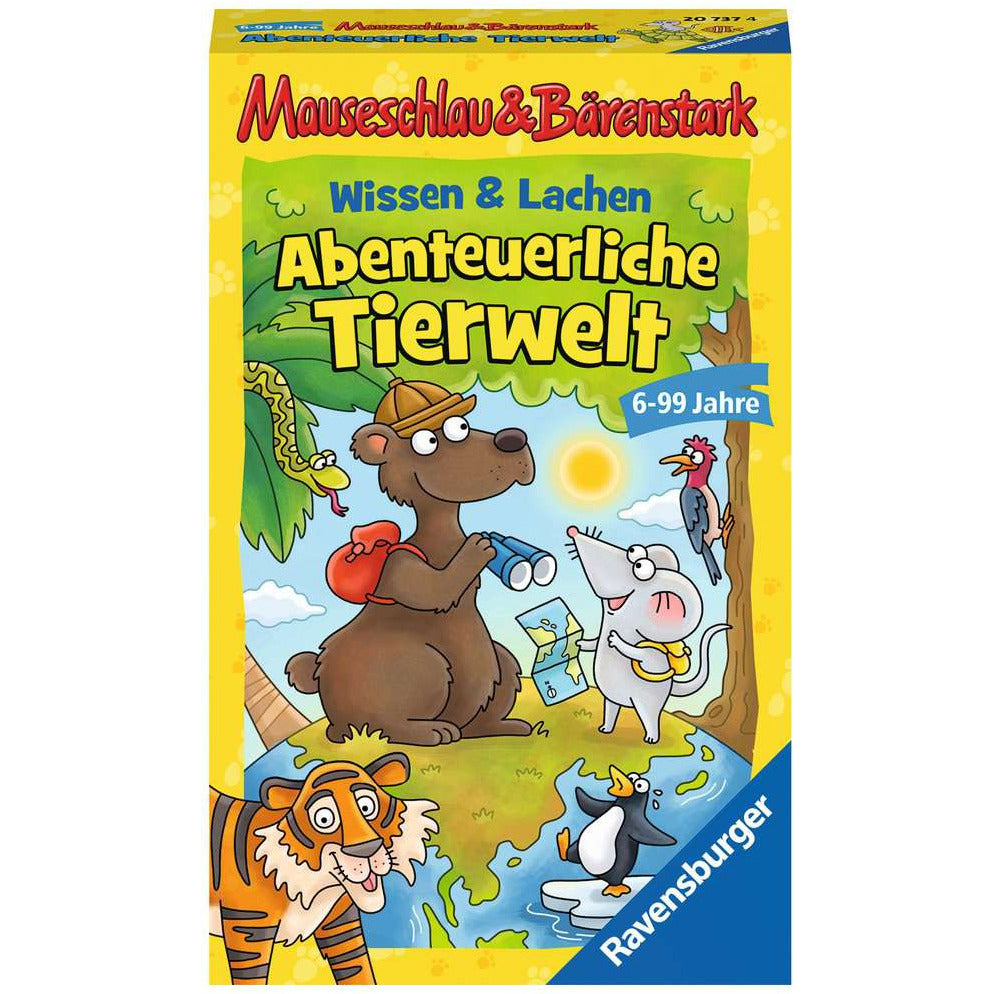 Ravensburger | Mauseschlau & Bärenstark Wissen und Lachen - Abenteuerliche Tierwelt