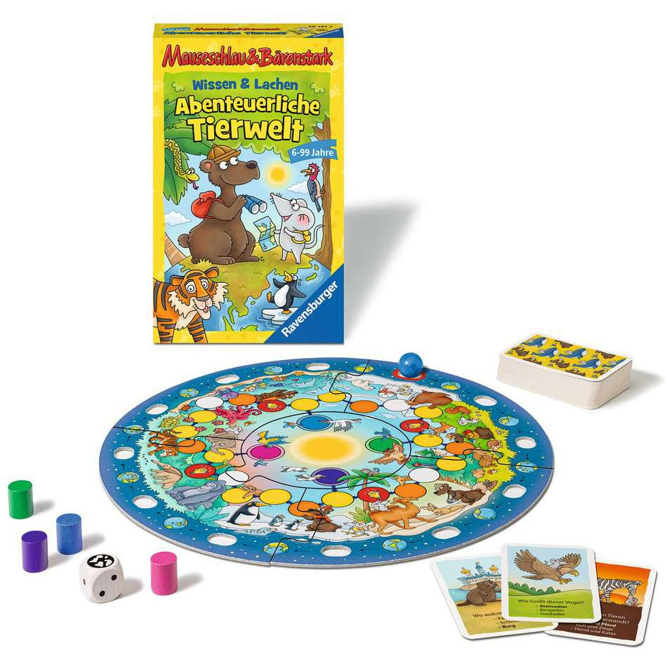 Ravensburger | Mauseschlau & Bärenstark Wissen und Lachen - Abenteuerliche Tierwelt