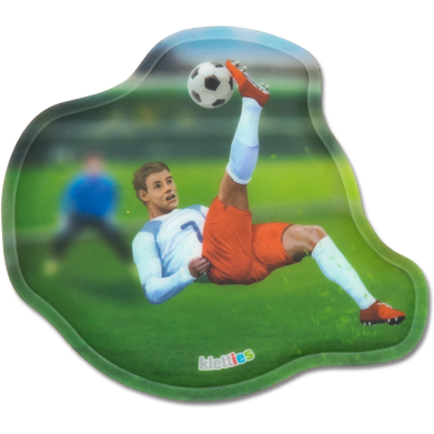 ergobag |  Kontur-Klettie | Fußballstürmer