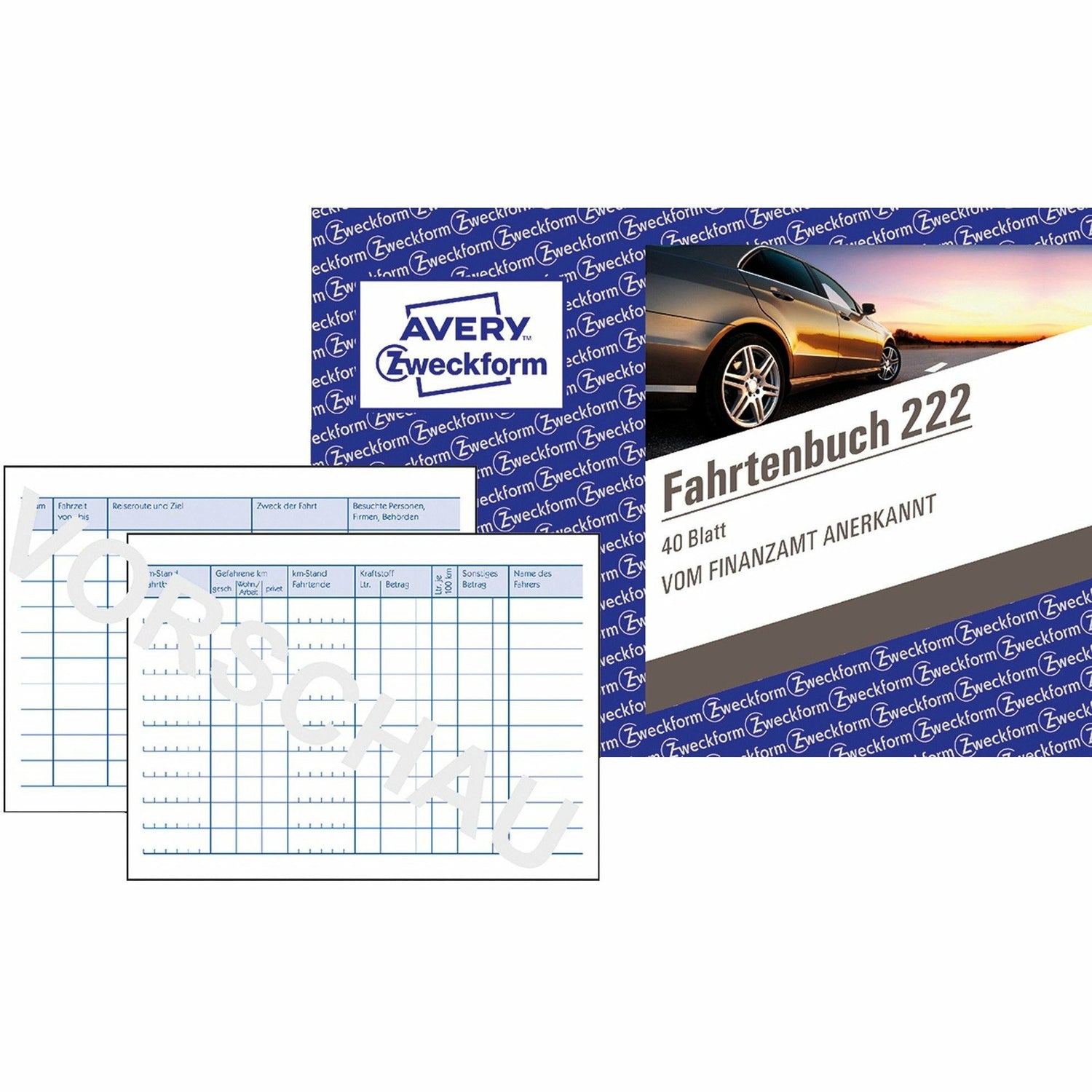 Avery-Zweckform | Fahrtenbuch | 222