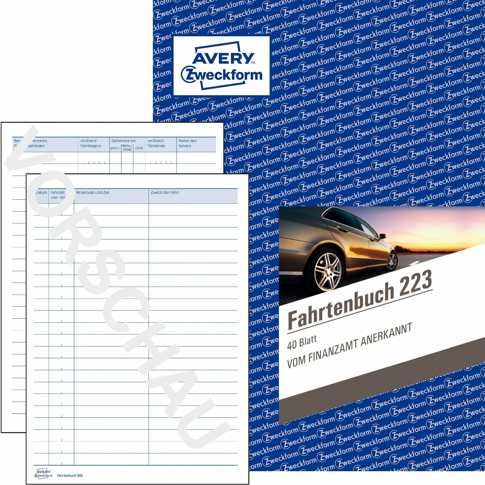 Fahrtenbuch | A5 | 40Blatt