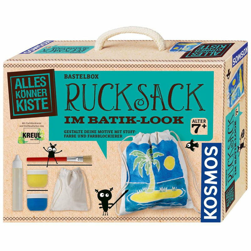 Rucksack im Batik-Look