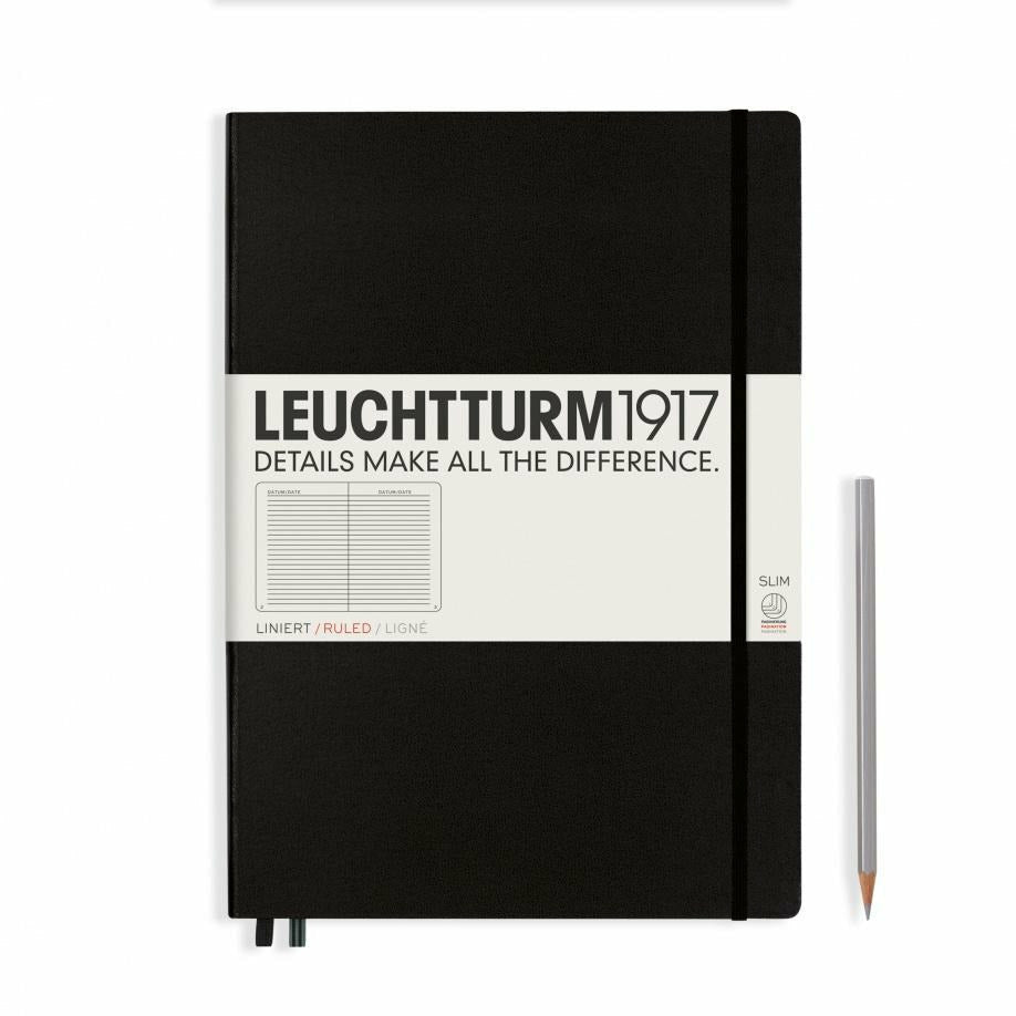 Notizbuch Master Slim (A4+), Hardcover, 123 nummerierte Seiten
